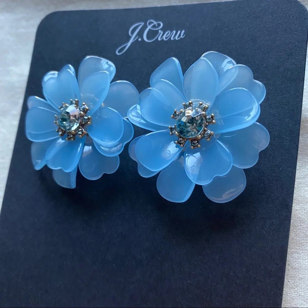 J. Crew Full bloom flower earrings - Picture 3 of 7
